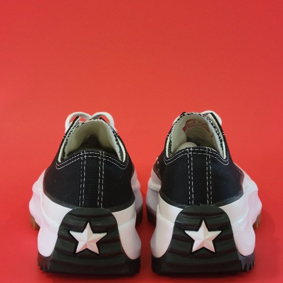 Converse Run Star Hike Low 'Black Gum' Unisex Platform Sneakers 168816C NWT - Picture 5 of 6